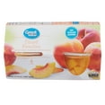 thumbnail image 1 of Dés de pêches Great Value en bol, 1 of 4