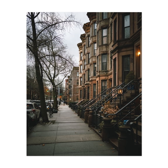 Park Slope Architectural 03 - Brooklyn New York Photography Unframed Wall Art Print 8 x 10 inches
