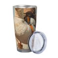 thumbnail image 2 of Cauagu Hiking Duck Pattern 20oz Tumbler,Stainless Steel Vacuum Insulated Tumbler with Lid Insulated Coffee Mug Thermal Cup with Splash Proof Sliding Lid-Without Straw, 2 of 8