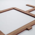 thumbnail image 4 of Ekena Millwork 26 7/8"W x 15 3/8"H x 3/8"T Medium Carlisle Decorative Fretwork Wood Wall Panels, Walnut, 4 of 6