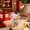 thumbnail image 5 of Valentines Decor, Ongmies Mini Rose Bouquet Artificial Flowers Gift for Birthday, Christmas, Valentine's Day, Wedding Party Decoration, 5 of 5