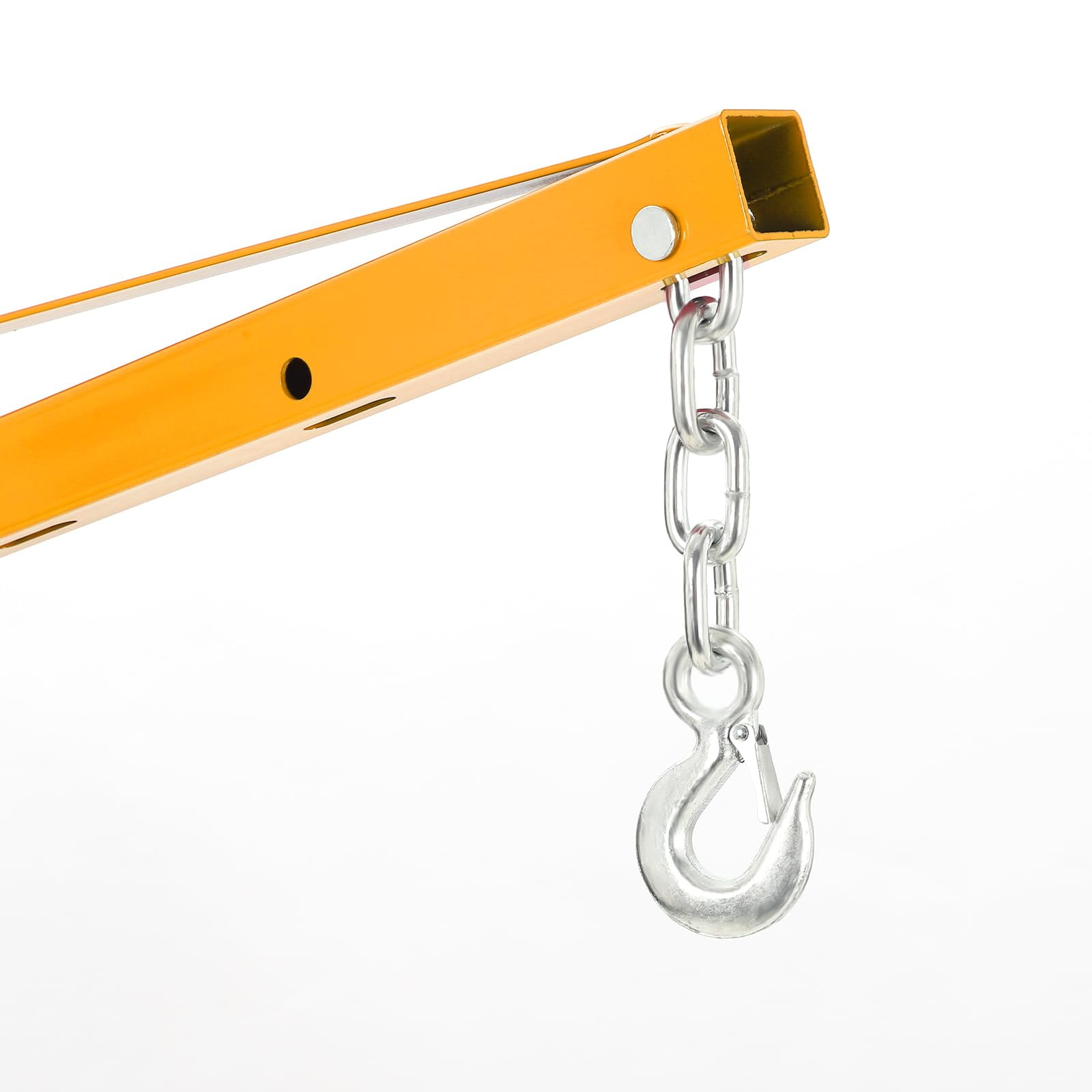 Huisuilinss Hydraulic Pickup Truck Crane,Hydraulic Hitch-Mount Truck Crane,1000 Lbs Capacity, 360°Swivel, Hitch Mounted Crane with 3 Adjustable Capacities of 500 Lbs, 750 Lbs and 1000 Lbs