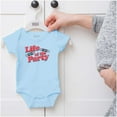 thumbnail image 5 of Life of the Party Funny Tootsie Roll Romper Boys or Girls Infant Baby Brisco Brands 12M, 5 of 6