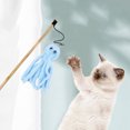 thumbnail image 3 of Interactive Cat Teaser Wand Plaything for Indoor Cats Exercise Toy with Durable Design, 3 of 3