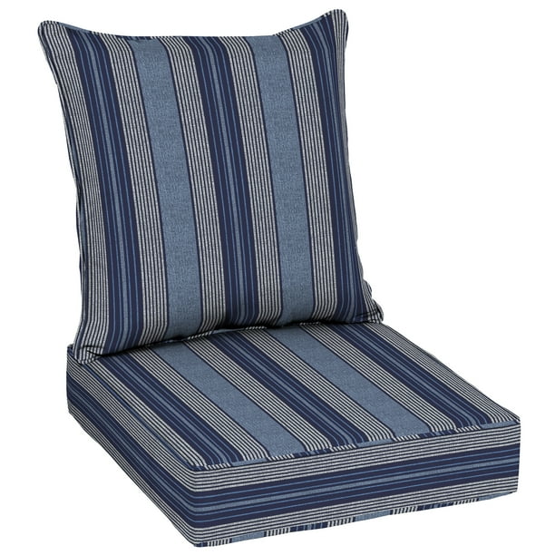 Better Homes & Gardens Blue Stripe 48 x 24 in. Outdoor Deep Seat