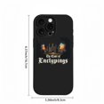 thumbnail image 3 of Fantasy Castle iPhone 15 Pro Case - Lightweight Yellowing Resistant Dark Sky & Sunset Colors Design The Castle of Eclypings, 3 of 6