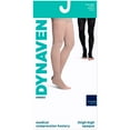 thumbnail image 3 of Sigvaris Dynaven 972 Access 20-30 Open Toe Thigh High Compression Stockings w/Grip Top Black LL Long, 3 of 3