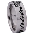 thumbnail image 3 of Dog Paw Tungsten Carbide Ring, 3 of 9