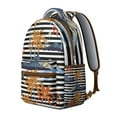 thumbnail image 2 of Roomy Hawaii Tropical Wind Palm Leaves Student Backpack: Durable Lightweight Laptop Daypack with Padded Sleeve for College & High School, Perfect for Commuting, A Fantastic Gift for Women & Men, 2 of 6