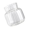 thumbnail image 4 of facefd Clear Glass Flower Vase Stem Plant Jar Table Floral Display Decor 7.5x8.5cm, 4 of 9