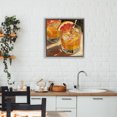 thumbnail image 3 of Stupell Industries Contemporary Grapefruit Cocktail with Ice Cubes Gray Floating Frame Canvas Art, 18 x 18, by Petals Prints Design, 3 of 8