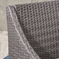 thumbnail image 2 of Philip Outdoor 3 Piece Wicker Chat Set with Cushions, Grey, Silver, 2 of 7