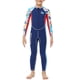 thumbnail image 1 of Sonducket Trajes de neopreno de 2,5 MM, traje de buceo a prueba de frío, traje de neopreno para niños, pantalones largos de manga larga, traje completo Deportes acuáticos azul marino S Sonducket OD003648-01, 1 of 1