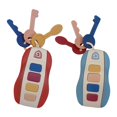 thumbnail image 1 of 2Pcs Musical Smart Remote Key Toy with Sound and Light Pretend Play Music Education Toys for Gifts Baoblaze Juguetes con llave remota, 1 of 6