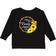 thumbnail image 3 of Inktastic My Nana Loves Me with Sunflower Wreath Boys or Girls Long Sleeve Toddler T-Shirt, 3 of 5