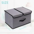thumbnail image 5 of DIMJ Foldable Fabric Wardrobe Storage Bins Set - Stackable, with Handles and Dividers, 5 of 7