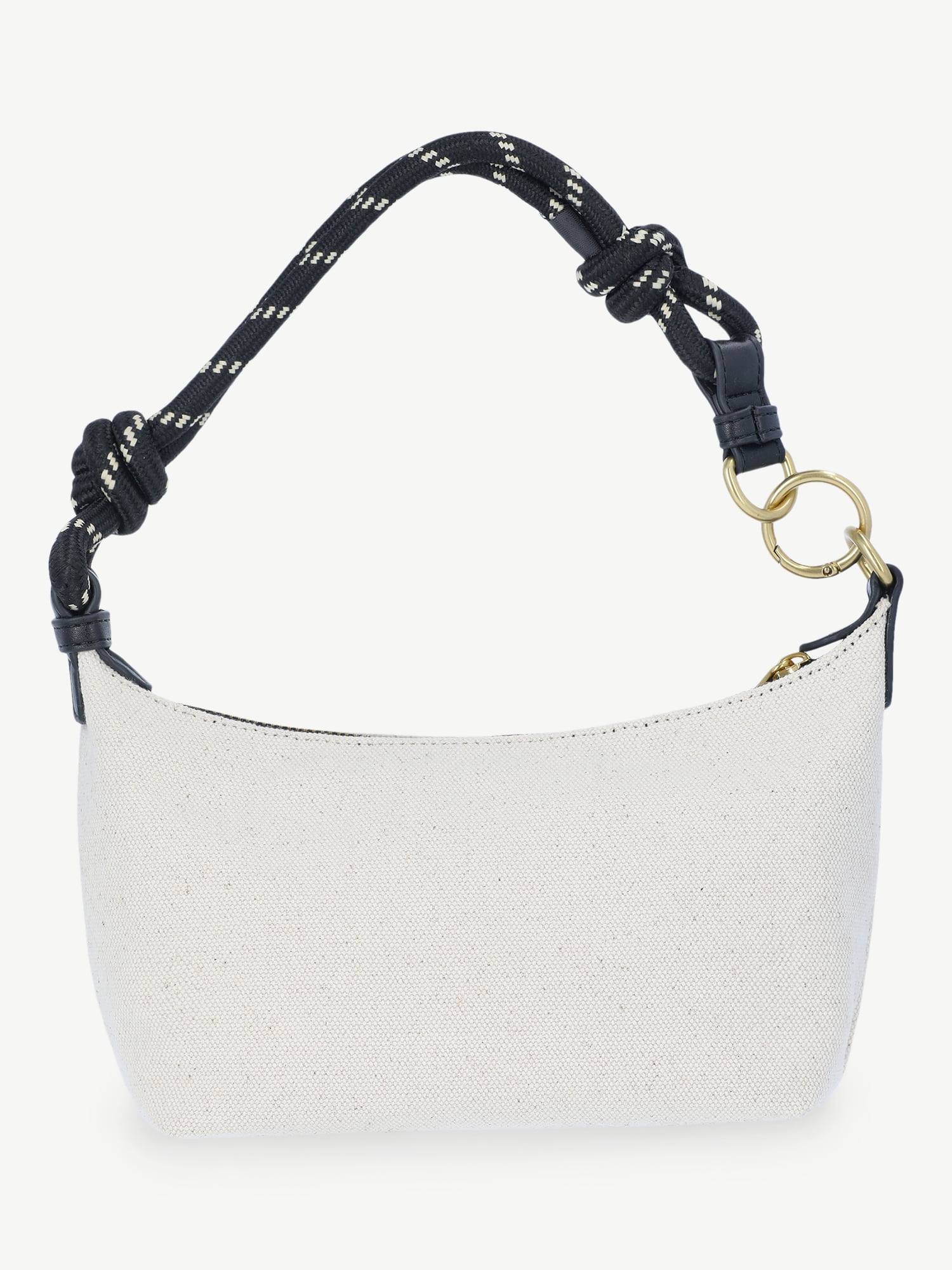 Free Assembly Women's Canvas Shoulder Bag, Natural