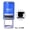 Black Ink, variant on PrintValue Self Inking Rubber Symbol of Cup COLOP R12 Stamper Office Stationary Accessory for Home & Office