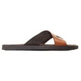 thumbnail image 3 of Base London Mens Webb Leather Sliders, 3 of 5