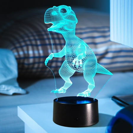

Big holiday Deals! Dqueduo Children 3D Dinosaur Night Light 7 Color Variations USB Dinosaur Night Light Children s Birthday Gift Home Decoration Gifts for Family on Clearance