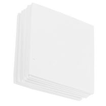 Toyvian 20Pcs White Electrical Outlet Insulation Pads Silicone Windproof Gasket for Efficient Energy Sealing