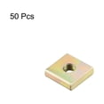 thumbnail image 3 of Unique Bargains Square Nuts, M3x8mmx2mm Yellow Zinc Plated Metric Coarse Thread Assortment Kit 50 Pcs, 3 of 3