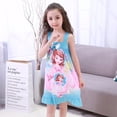 thumbnail image 1 of Anna Elsa Dress Girls Nightdress Ropa Pijamas de dibujos animados Ropa para niños Pijamas de manga corta Vestido Kids Family Wear Tan Jianjun unisex, 1 of 2