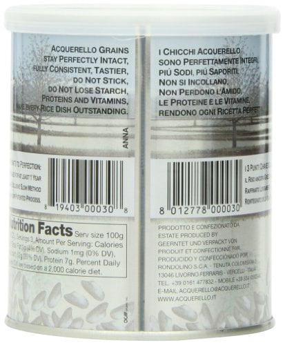 Acquerello Carnaroli Rice, 8.8-Ounce Tins (Pack of 4)