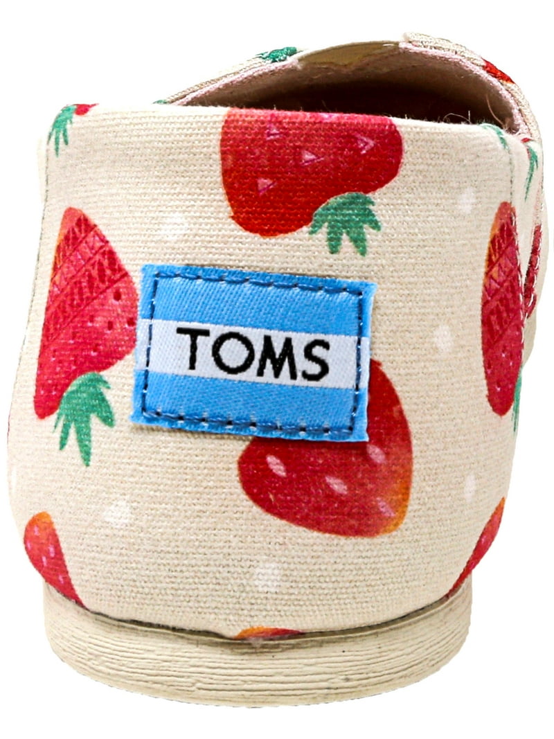 Toms Women's Classic Canvas Birch Strawberries And Cream Ankle