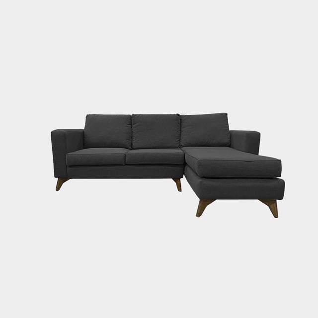 Sala Esquina Praga Normal Curri Black - DC Inlab Muebles Modelo D