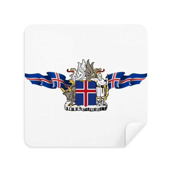 Norway National Emblem Country Symbol Glasses Cloth Screen Cleaner Suede Fabric 2 Pack
