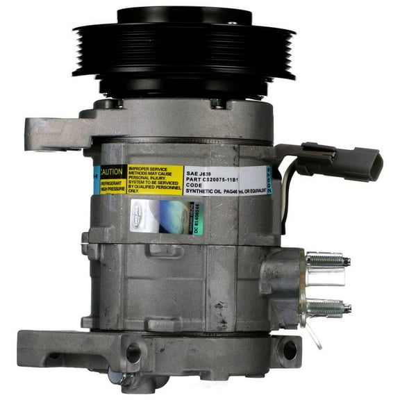 Delphi CS20075 New Air Conditioning Compressor Fits select: 2001-2007 DODGE GRAND CARAVAN, 2001-2007 CHRYSLER TOWN & COUNTRY