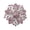 Purple, variant on UDIYO Brooch Pin Exquisite Anti-rust Silver Plated Rhinestone Round Blossom Flower Breastpin for Dating