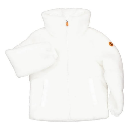 Save The Duck Kids Off Onis Sherpa Jacket Size 6Y