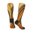 thumbnail image 5 of Lsque Colorful Swirl Printed Crew Socks Men's Women's LightWeight Thin Casual Calf Socks ,Knee High Socks,Cotton Socks, 5 of 9