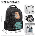 thumbnail image 7 of Aplkyhs Capybara Backpack for Students 12-18 Durable Lightweight School Bag 17 Inch Large Capacity Bookbag for Middle High School Teens, 7 of 7