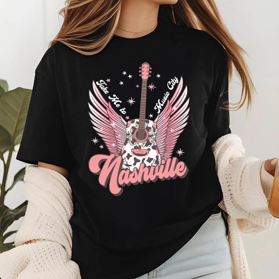 Take Me to Music City Nashville Tennessee T-shirt, Country Music Shirt, Nashville Concert T-EE, Girls TR-ip Shirt, Nashville VaC-Ation T-shirt
