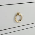 thumbnail image 4 of SAFAVIEH Dion Classic Solid 3 Drawer Chest, Lapis Grey/Gold Handles, 4 of 9