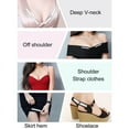thumbnail image 6 of Fridja Invisible Anti-glare Stickers Shirt Skirt Shoulder Strap Double-sided Adhesive Neckline Clothes Stickers Seamless Clothing Stickers Clearance, 6 of 9