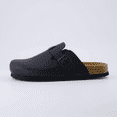 thumbnail image 3 of Cushionaire Haze Mens Clogs | Comfortable Slip-On Clogs for Men with Arch Support and Cork Suede Footbed | Perfect Potato Shoes for Indoor & Outdoor Use, 3 of 7