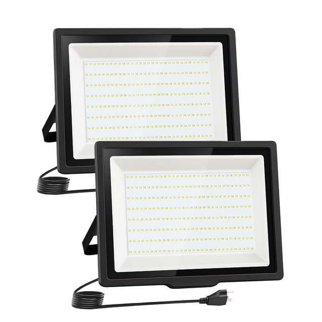 Reflectores Uwiner 200W 24000LM Luz Blanca Día IP66 Paquete de 2