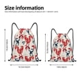 thumbnail image 2 of Gaeub Roosters Drawstring Backpack Bag Sport Gym Sackpack Heavy Duty String Backpack for Men Women-Medium, 2 of 6