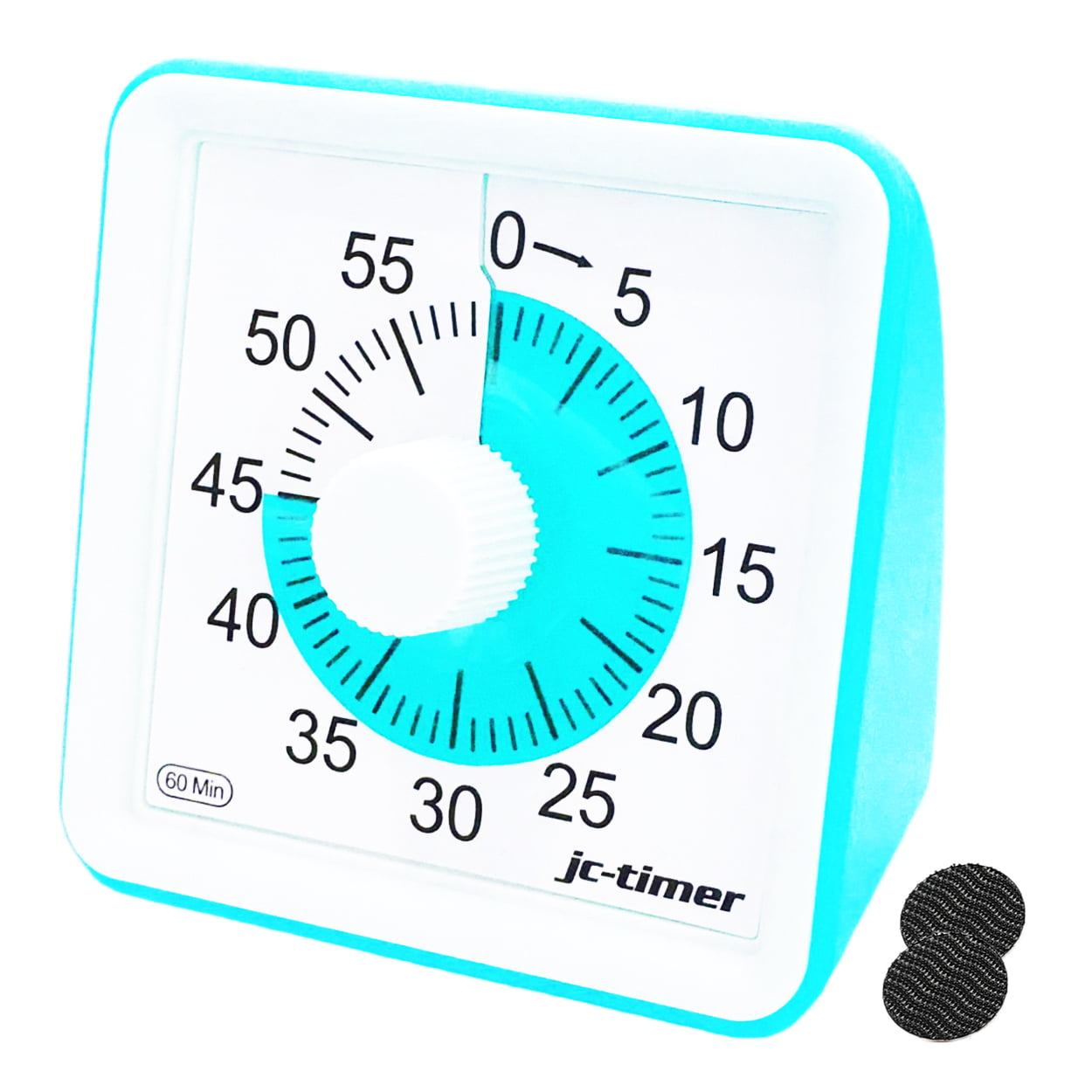 Time Management Loud Alarm for Cooking KEEQII 60-min Kitchen Timer Pomodoro Timer Reading Silent Countdown Timer Visual Timer for Kids 