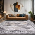 thumbnail image 2 of FULIE Rug for Living Room Washable Non-slip Area Rug,4'x6'Rug,Gray, 2 of 7