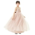 thumbnail image 4 of Ekidsbridal Illusion Lace Flower Girl Dresses for Father Daughter Dance Ballroom Recital Birthday Party Gown 331 2, 4 of 6