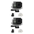 thumbnail image 3 of Matsuzay Reemplazo para hero5 hero6 hero7 Diving 45m Funda impermeable Carcasa Protección subacuática Shell Box Cover negro 2piezas, 3 of 6