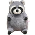 thumbnail image 2 of Peluche de mapache, muñeco de peluche con cola suave. Peluches para niños, Navidad, Pascua, cumpleaños., 2 of 7