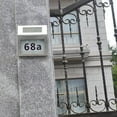 thumbnail image 6 of Solar Address Sign,Lighted Address Plaque Outdoor Waterproof,Illuminated Address Numbers,Lighted Address Numbers Outdoor,Solar Powered Illuminated LED Address Plaque for Outside,Yard,Street,House, 6 of 9