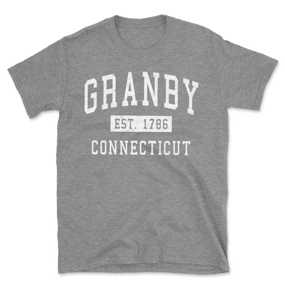 Granby Connecticut Classic Established Men's Cotton T-Shirt