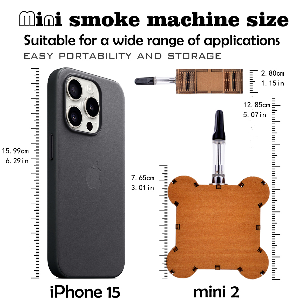 Mini Fog Machine  for Halloween，Wireless Remote Control Fog Machine Suitable for Photography， Party，Cosplay，